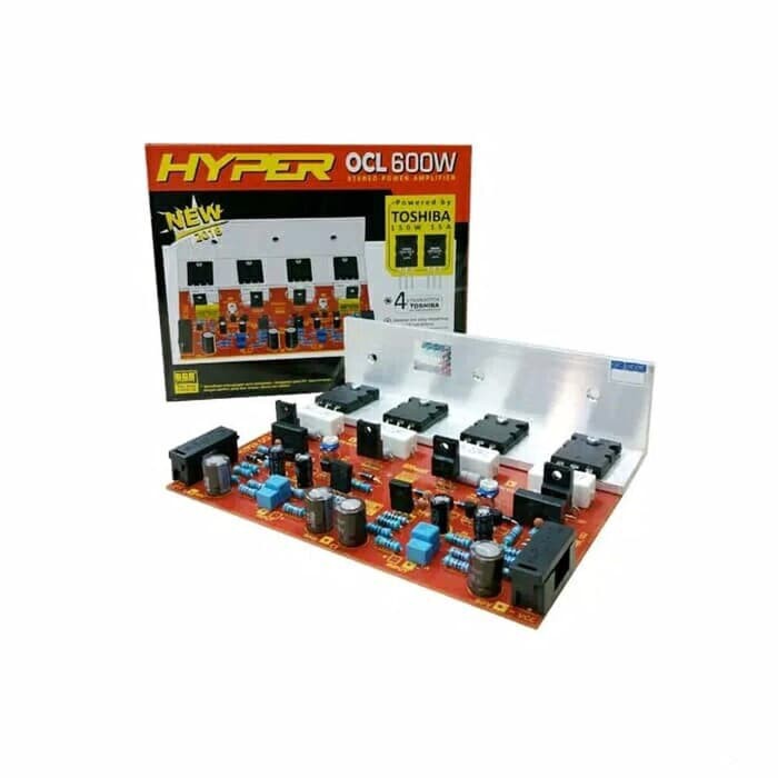 KIT POWER HYPER OCL 600W STEREO TR FINAL TRANSISTOR TOSHIBA ASLI ORIGINAL - POWER OCL 600 WATT W BELL BGR ASLI ORIGINAL