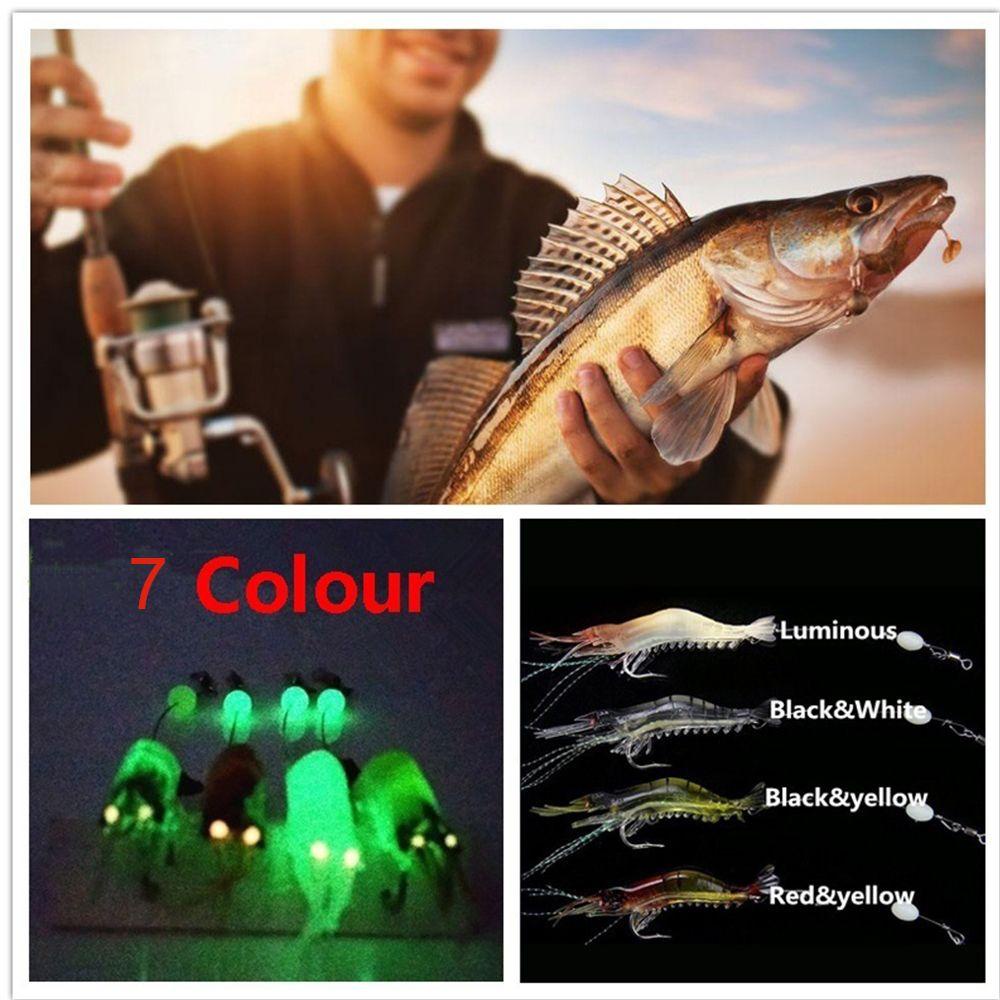 Solighter Umpan Pancing Soft Bait Bentuk Udang Bahan Silikon
