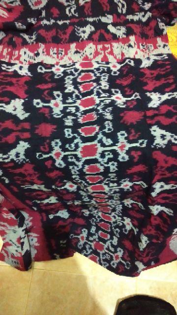 Termurah Gamis Batik Muslimah Tenun Blanket Troso Handmade Modern