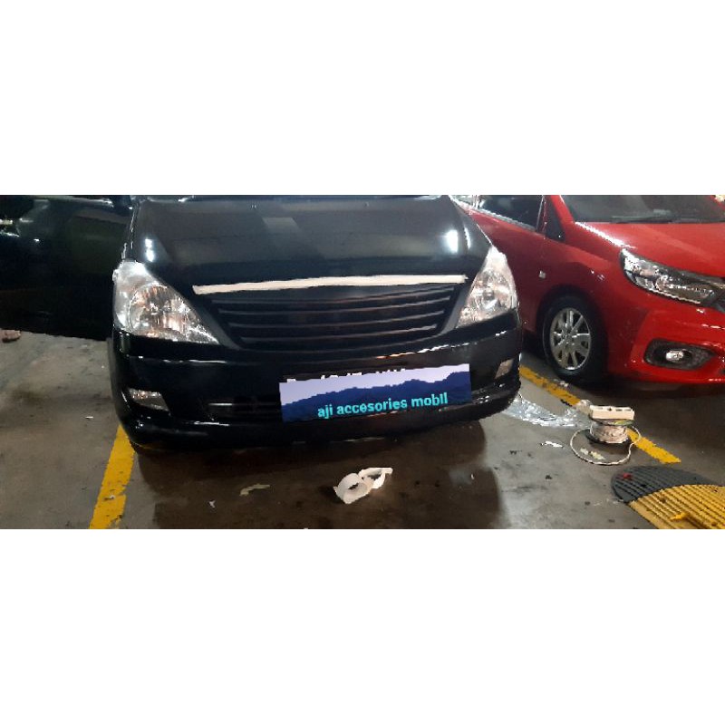 gril innova tahun 2004-2006 custom warna hitam doff