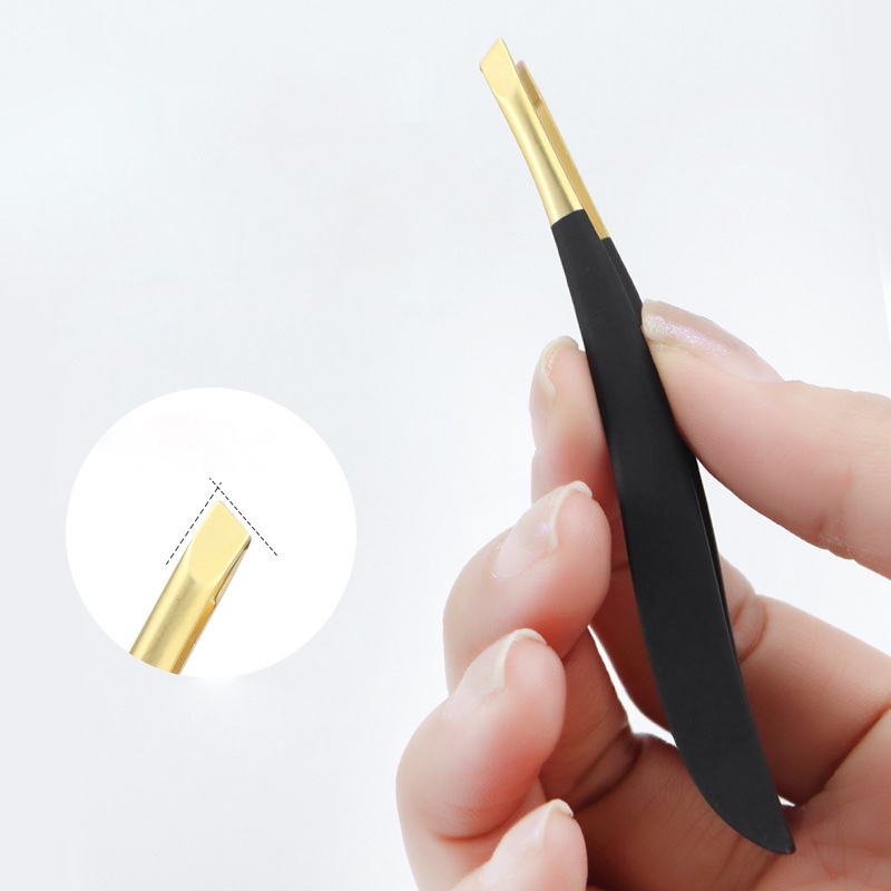 [Pointed Stainless Steel Brow Trimming Clip] [Eyebrow Hair Removal Tweezers] [Beauty Makeup Tools]