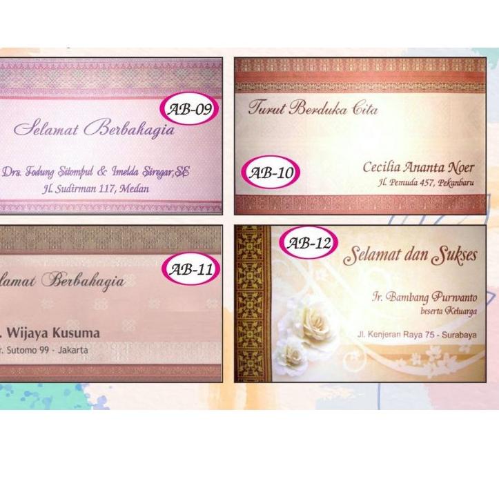 

[SaL ㊓] Cetak Amplop Nama Ukuran Tanggung Tipe Falah Motif ||Paling.popular