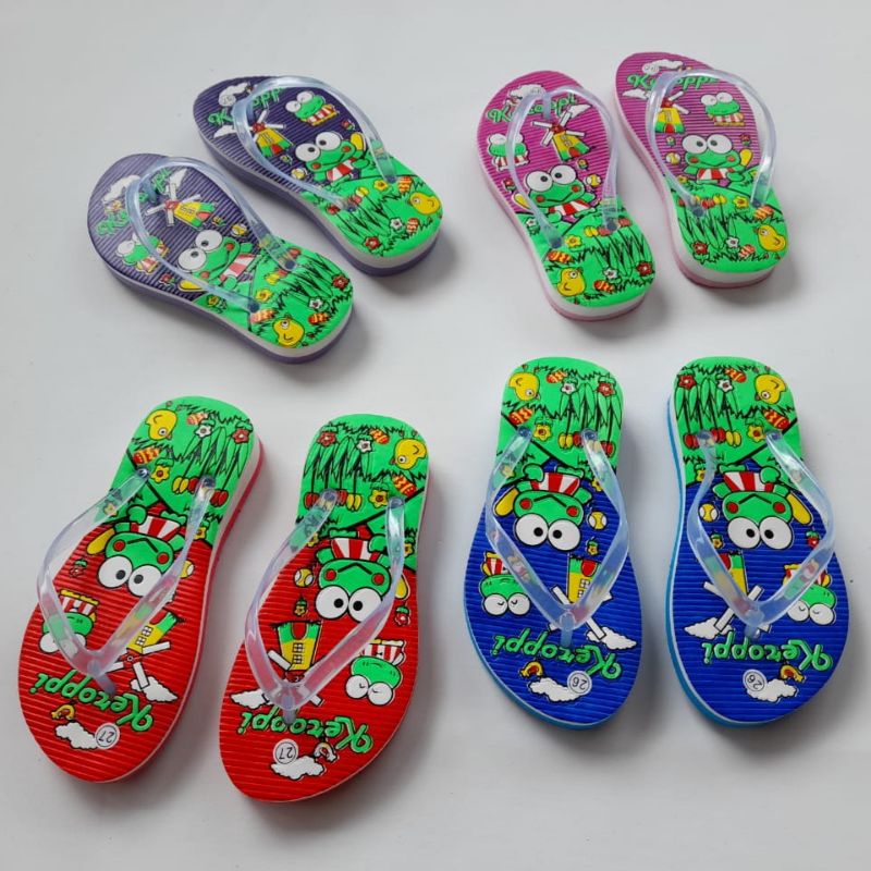 Sandal Jepit Jelly Amira Hak Keroppi