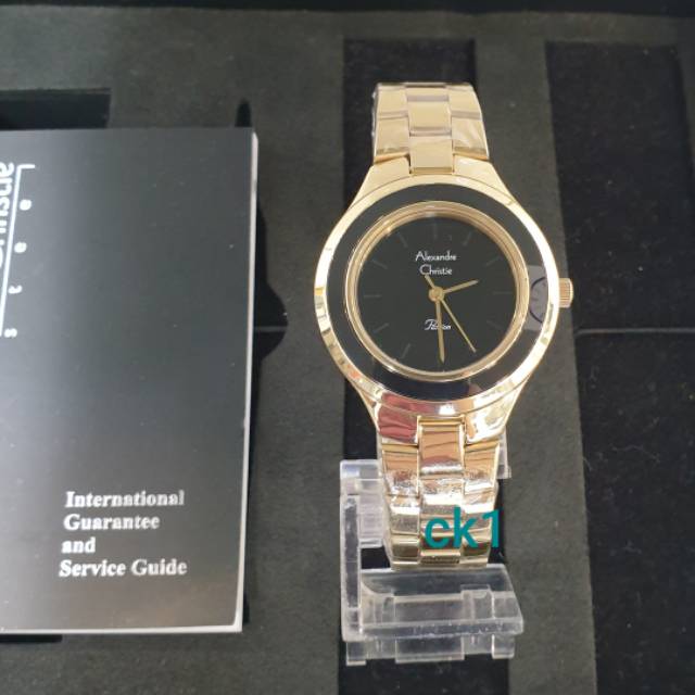 Jam tangan wanita Alexandre Christie AC 2821LH ORIGINAL BERGARANSI RESMI