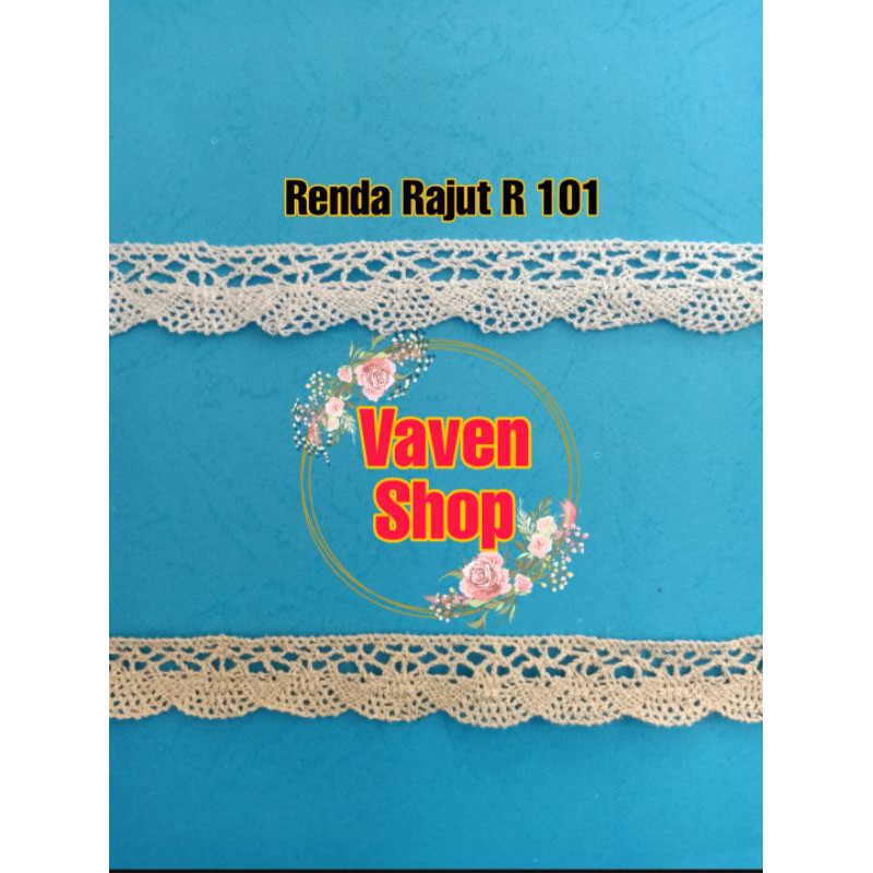 Renda Rajut/Kait 2 cm R 101- 5 yard