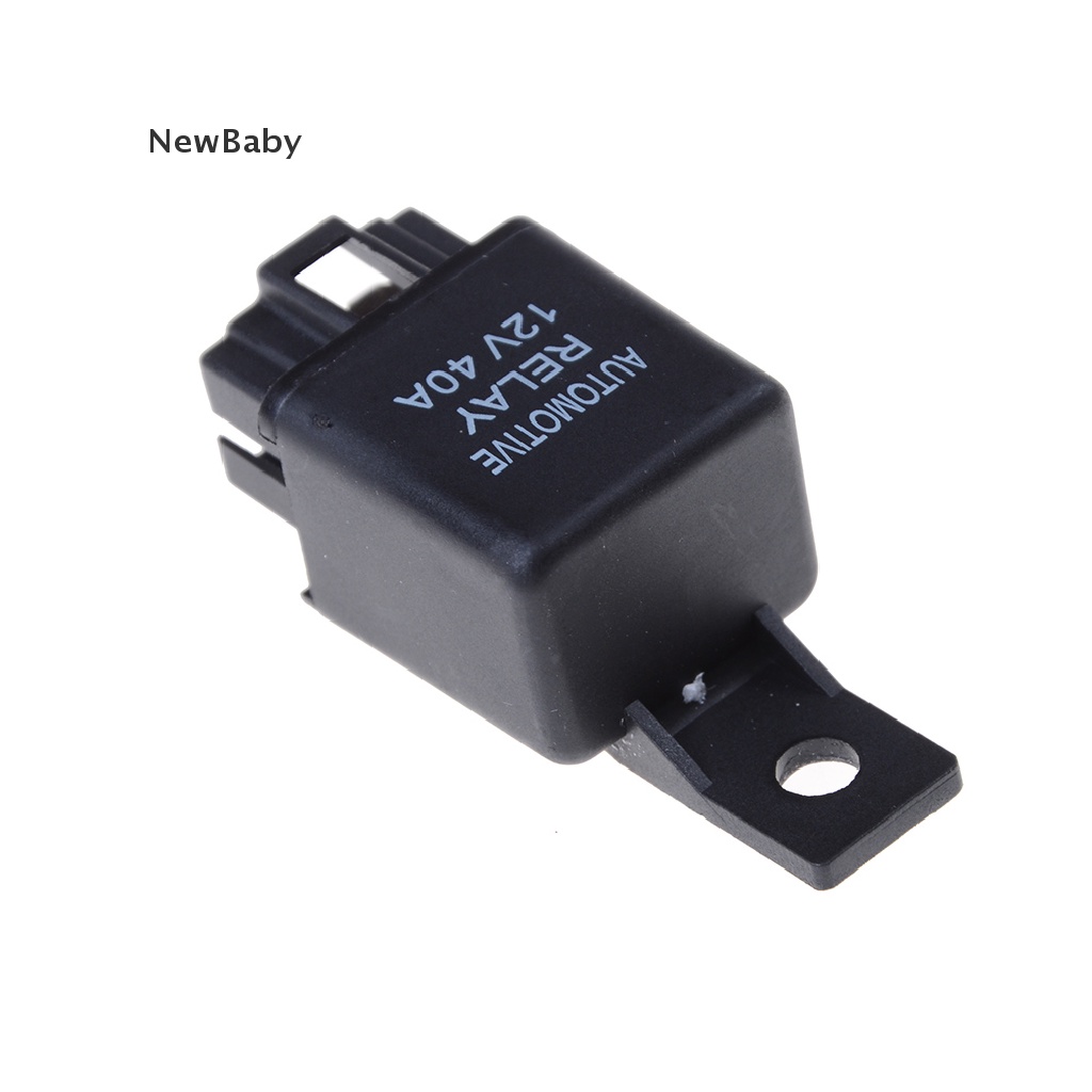 Newbaby relay Alarm SPST 4 Pin 12V 40A Dengan socket relay Untuk Mobil