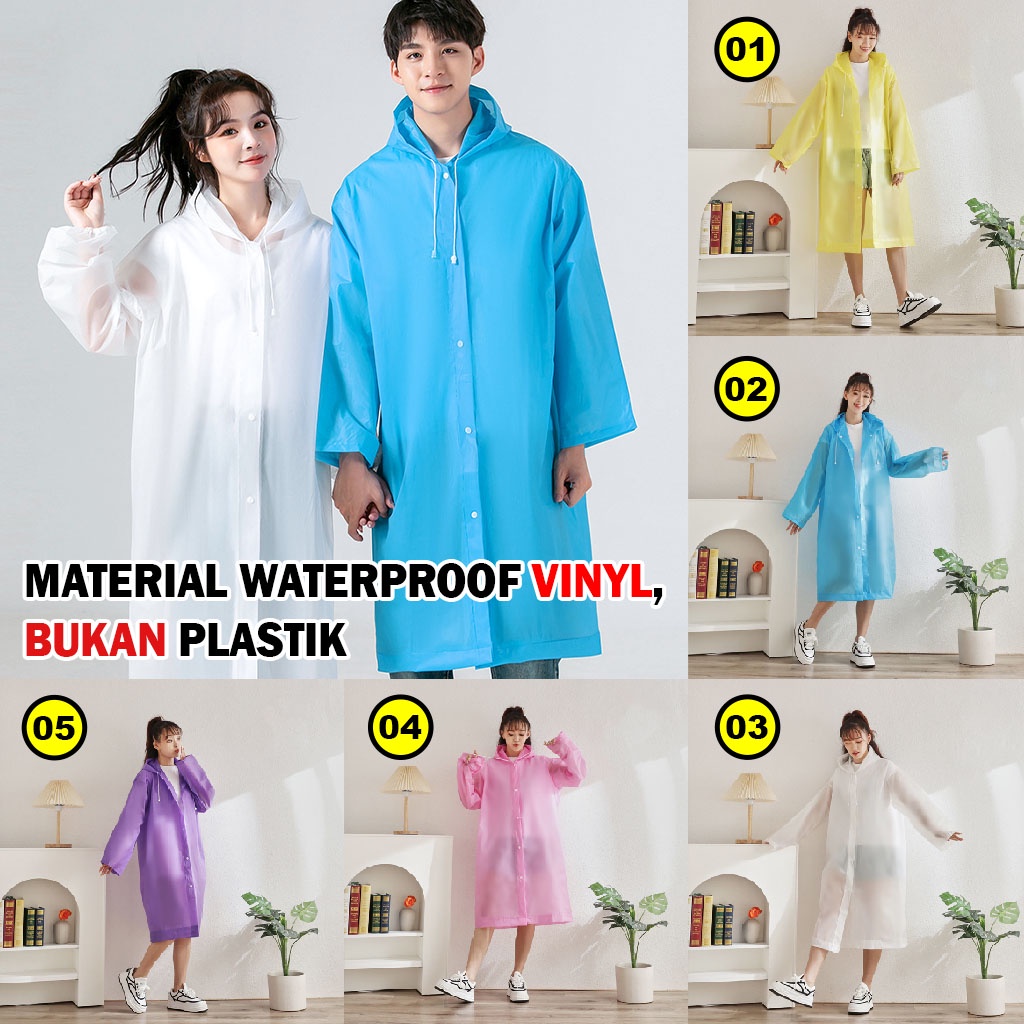 Jas Hujan / Jas Hujan Korea / Jas Hujan Fashionable Import / Jas Hujan Termurah &amp; Berkualitas (YY-8)