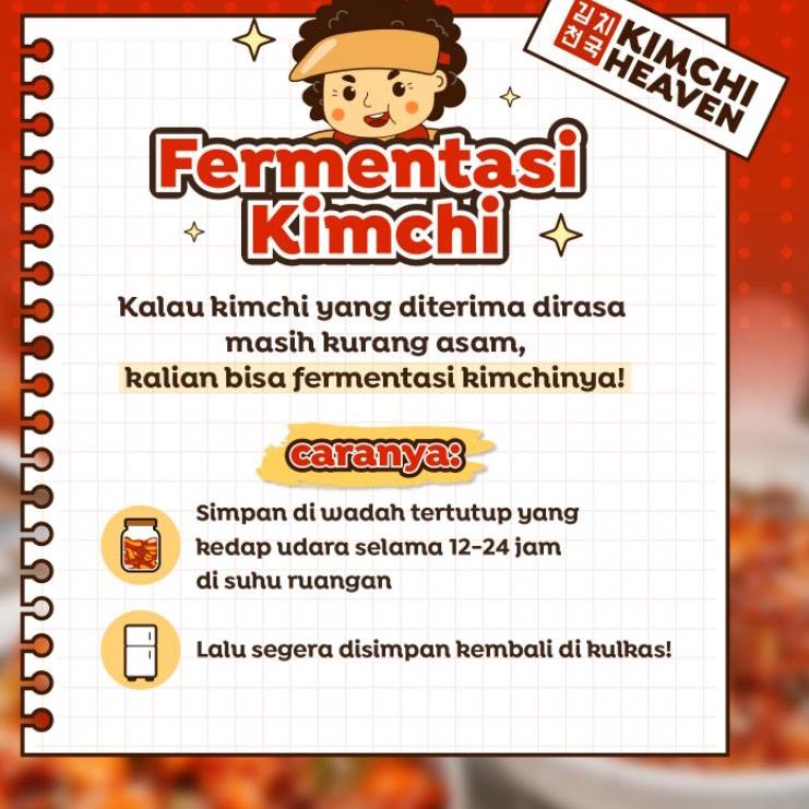 

Flash Sale - 1kg Korean Kimchi in Jar Halal Sawi / Lobak /Timun / Mix
