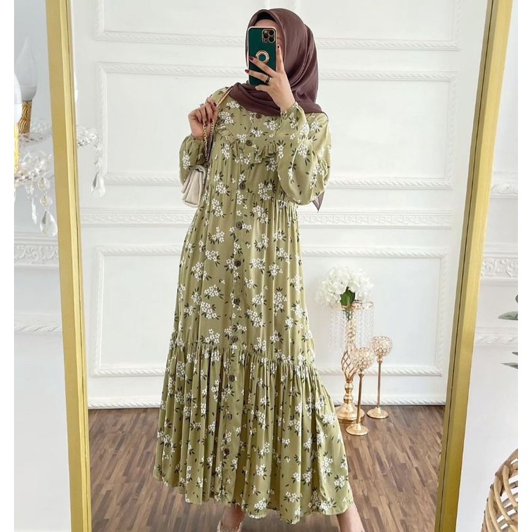 MIDI DRESS - HOME DRESS - GAMIS RAYON