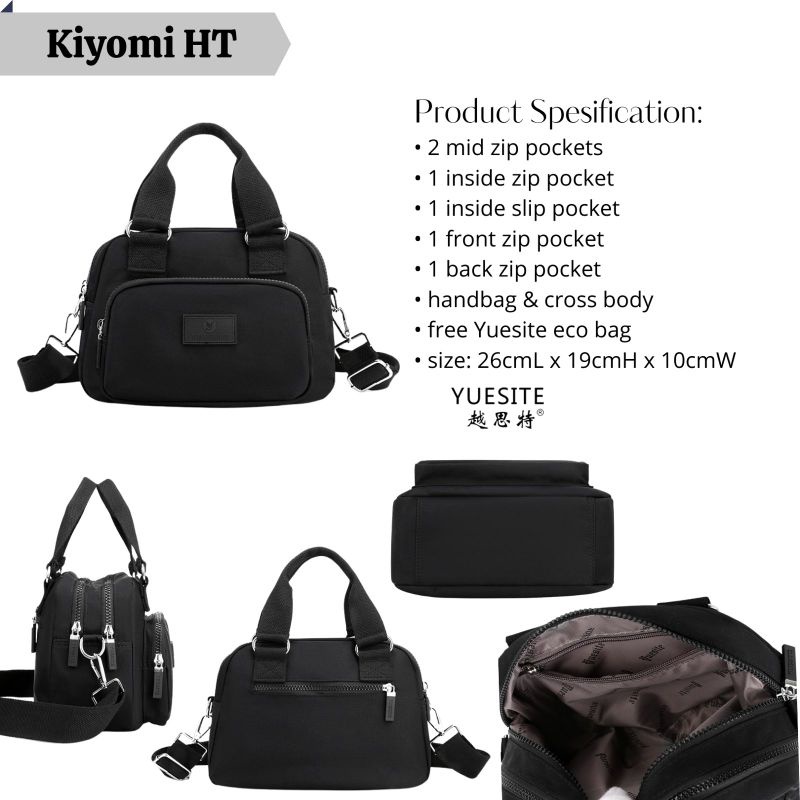 Tas tenteng selempang wanita handbags yuesite kiyomi HT original cyutebags