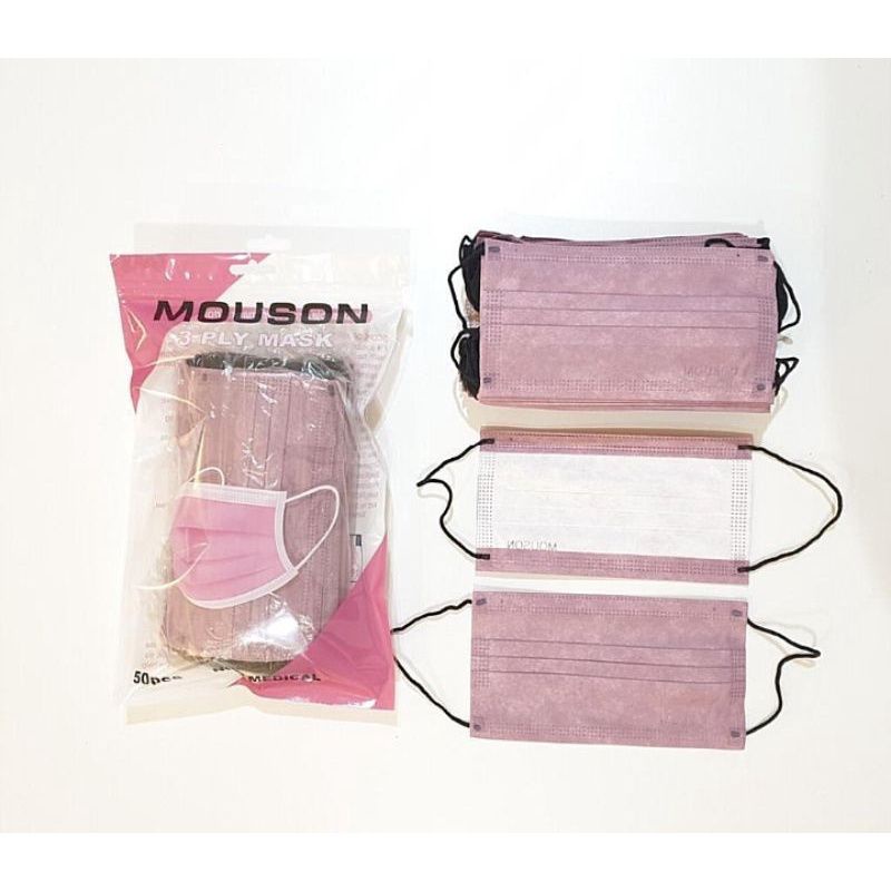 Prabu Acc Masker 3 Ply Mouson Warna Isi 50 Pc