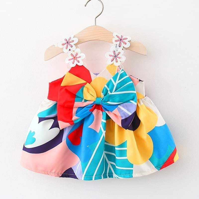 Dress Baby Feminine Full Flower