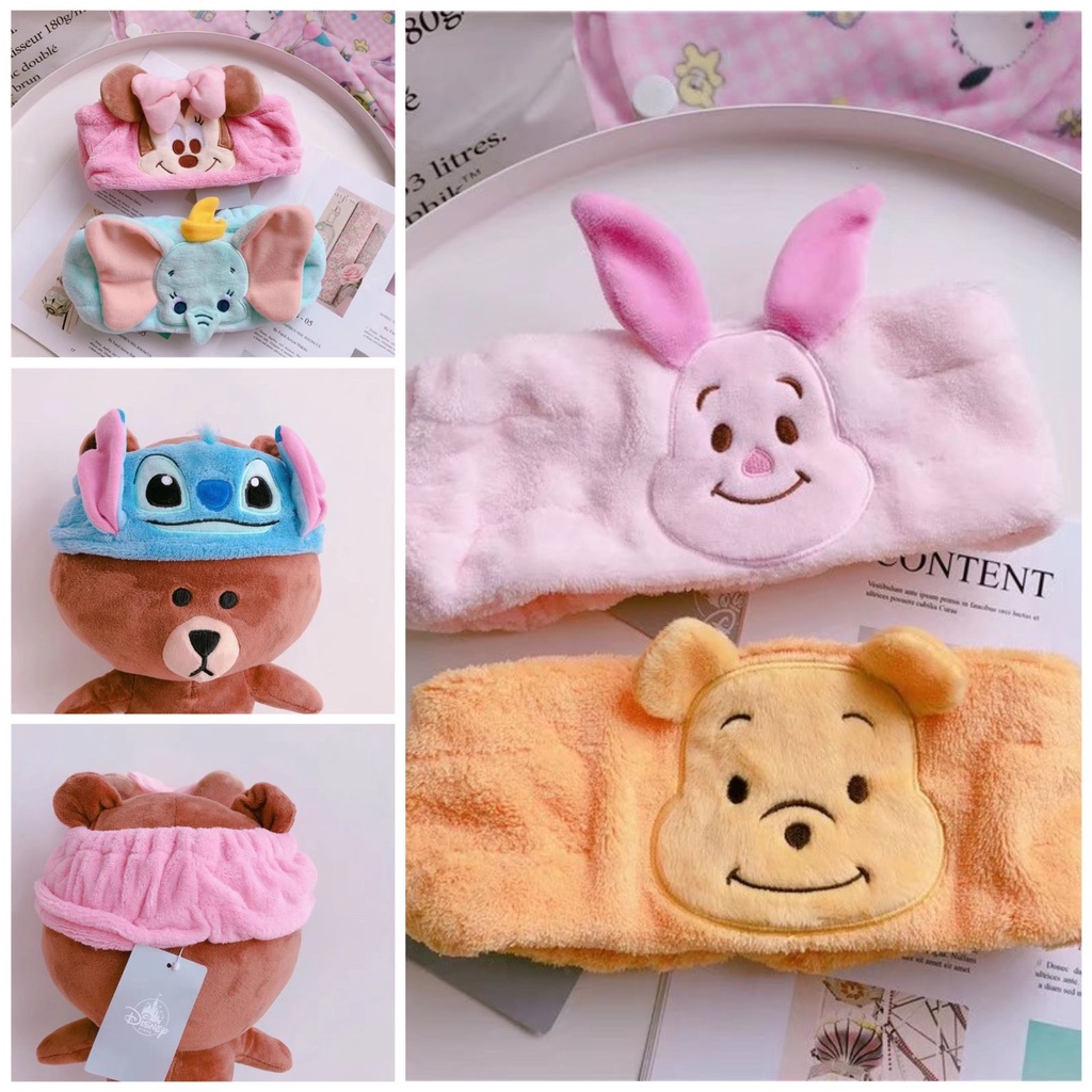 HEADBAND BANDANA STITCH LOTSO DUMBO MINNNIE MOUSE PIGLET WINNIE THE POOH BANDO IMPOR