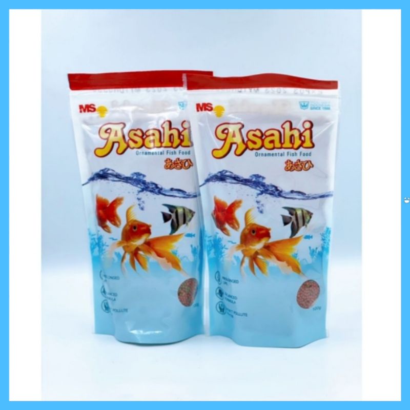 MAKANAN IKAN HIAS ASAHI 100 GRAM - MAKANAN IKAN KECIL PELET IKAN ASAHI