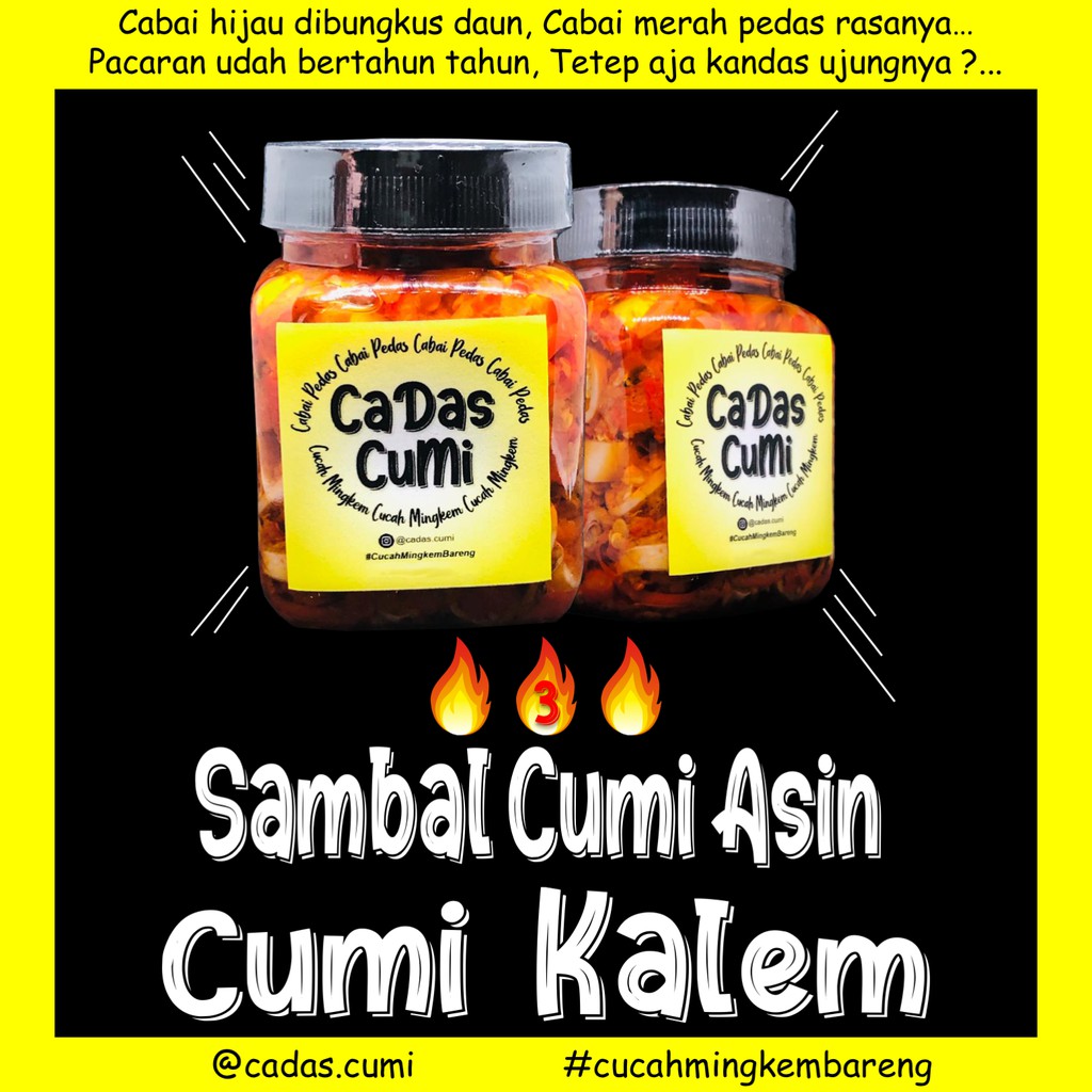 

Sambal Cumi / Sambal Cumi Pedas Kalem/ Sambal Cumi Asin/ Sambal Botol Cumi Asin/ CaDas CuMI