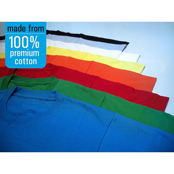 KAOS POLOS  BAJU  POLOS  100 COTTON  COMBED  24S LENGAN 