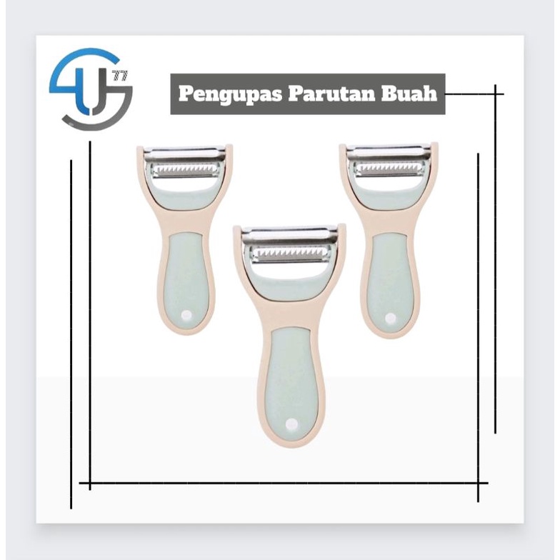 US138 Pengupas Parutan Buah dan Sayuran 2in1 By Toko Haji Usman