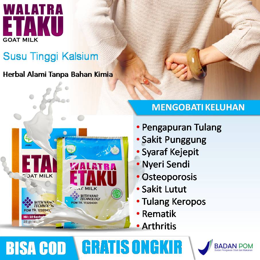 Obat Pengapuran Tulang Belakang, Sakit Punggung, Syaraf Kejepit, Nyeri Sendi, Osteoporosis, Patah Tu