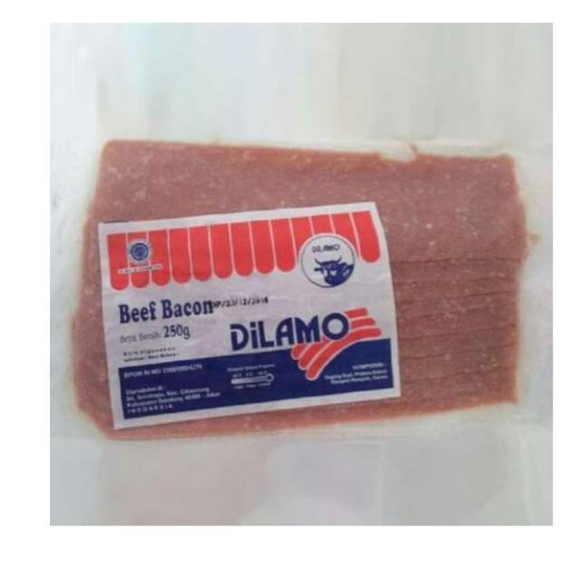 

Dilamo Beef Bacon 250gr