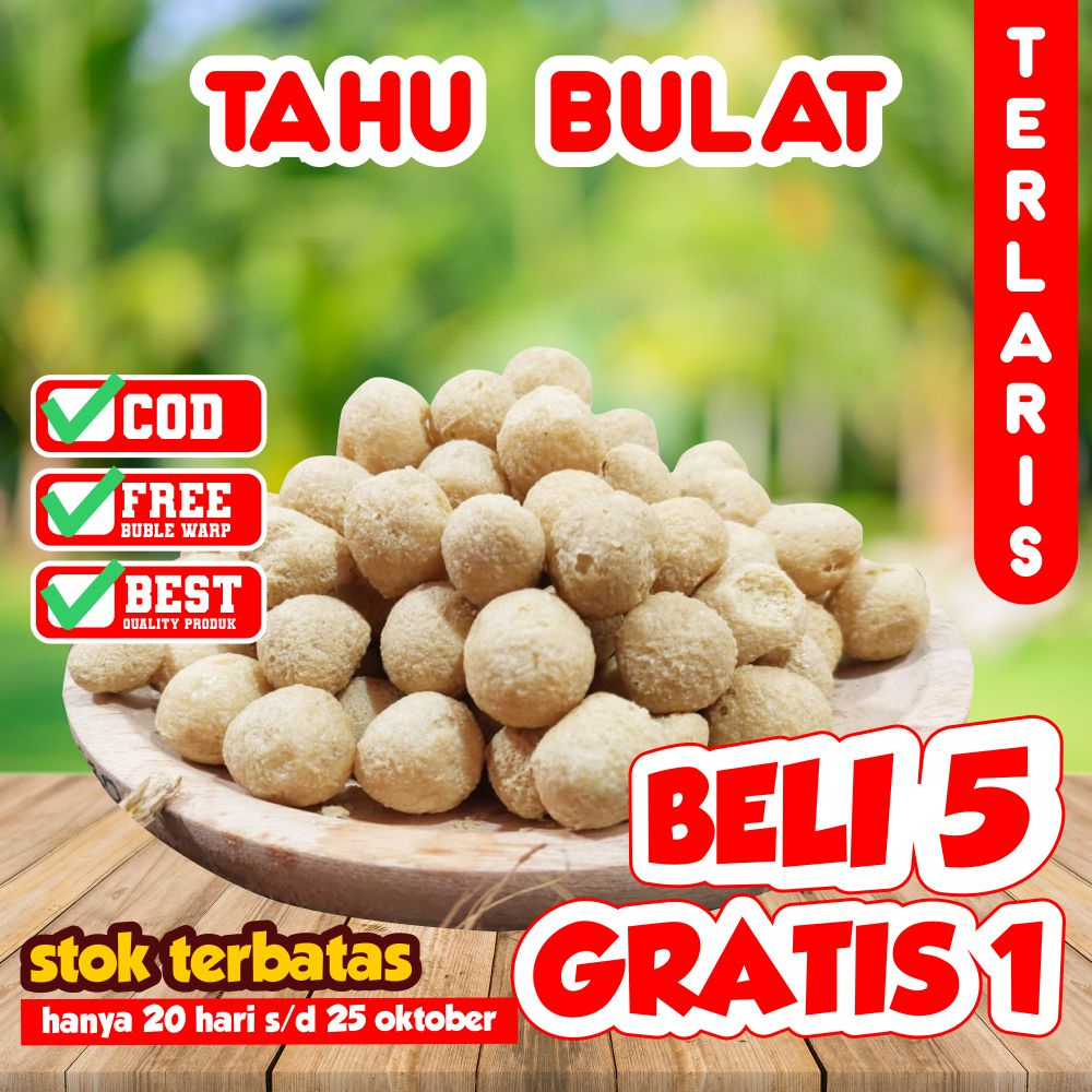 Tahu Bulat Mini Kering 250 Gram / Keripik Tahu Pong Kering / Toping Seblak Mie Nasi Goreng