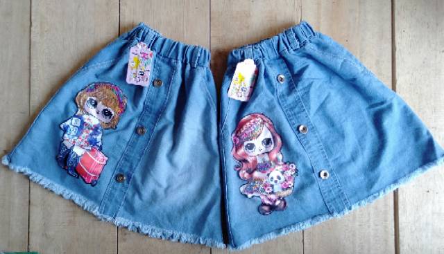 ROK JEANS LED usia 6-10 th