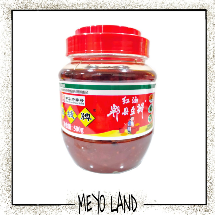 

Ready- Pixian Broad Bean Chili Paste Sauce 500Gr Asli Sichuan Doubanjiang Oil
