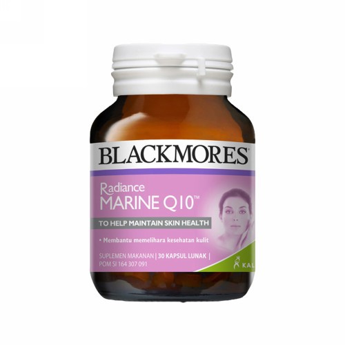 BLACKMORES RADIANCE MARINE Q10 BOTOL 30 KAPSUL