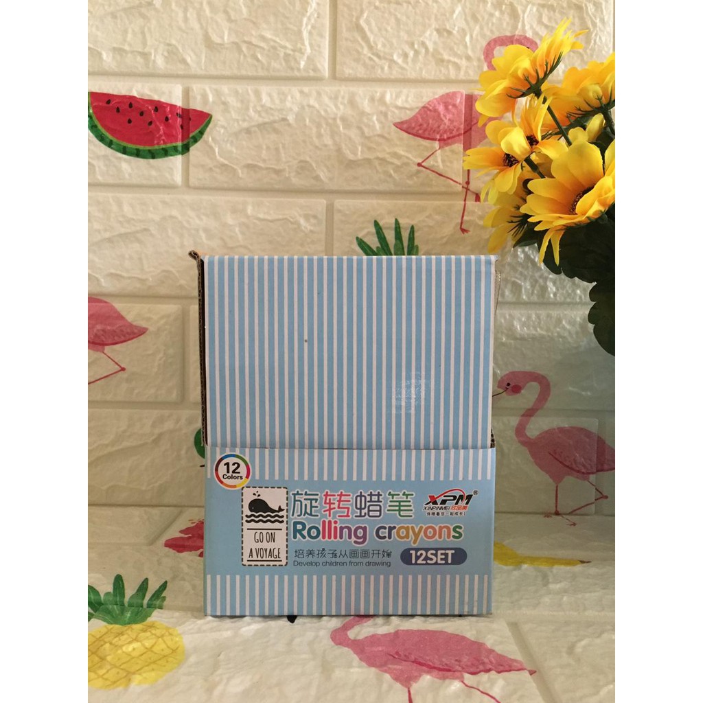 

crayon putar funcy karakter 12 warna