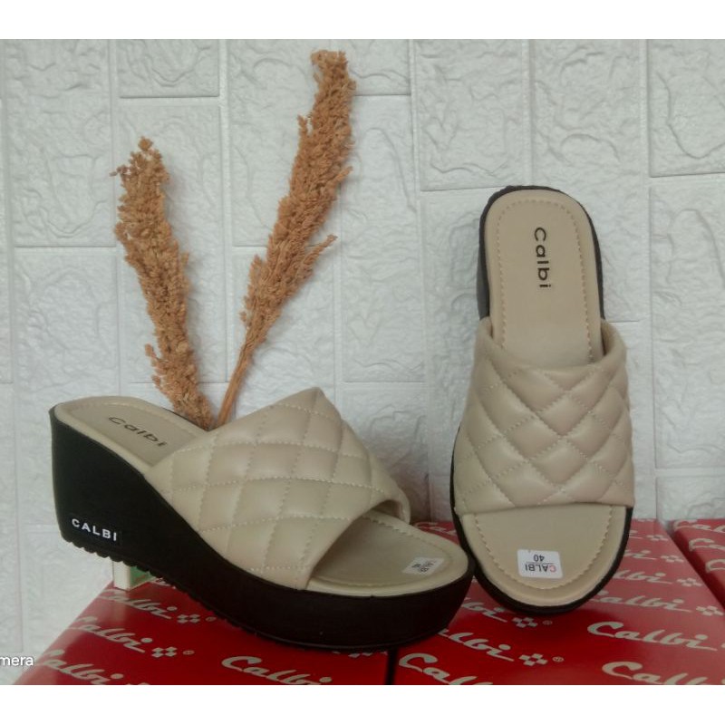 GROSIR Sandal Wedges Calbi W02 | Sandal wedges Cewek