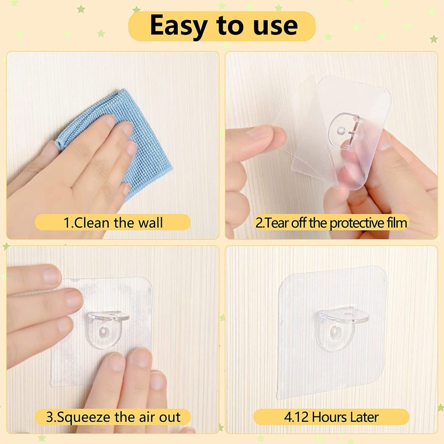Ambalan Sekat Laci Gantungan Holder Bracket Magic Hook Penopang Sekat Lemari Laci
