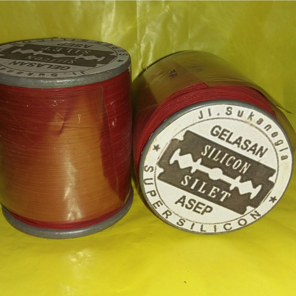 senar gelasan benang gelasan cap SILET ORIGINAL gelasan aduan sambitan layangan