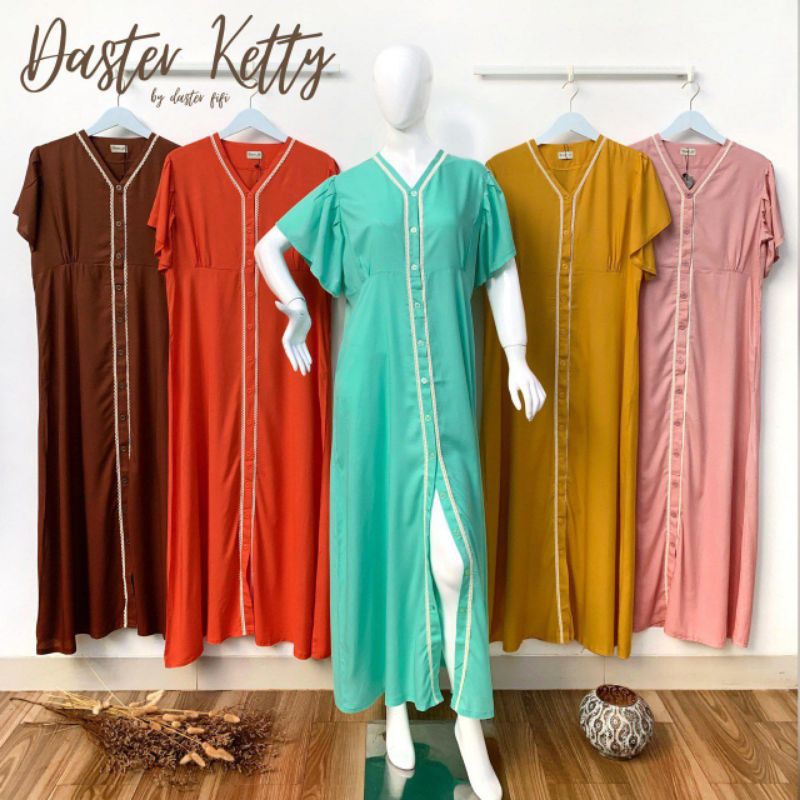 (101) DASTER KETTY BY DASTER FIFI / Daster Katun Rayon / Homewear Katun Rayon