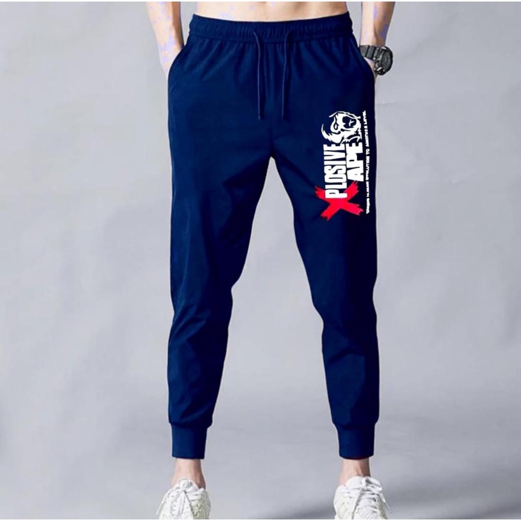 CELANA PANJANG JOGGER PRIA APE KUALITAS BAGUS BAHAN BABYTERRY