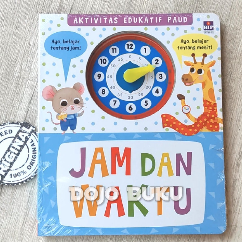 Buku Aktivitas Edukatif PAUD : Jam dan Waktu Dunia