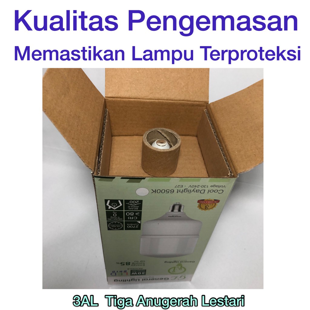 40W Lampu Bohlam Kapsul High Powerbulb LED GENERAL LIGHTING GL 40 Watt Berkualitas