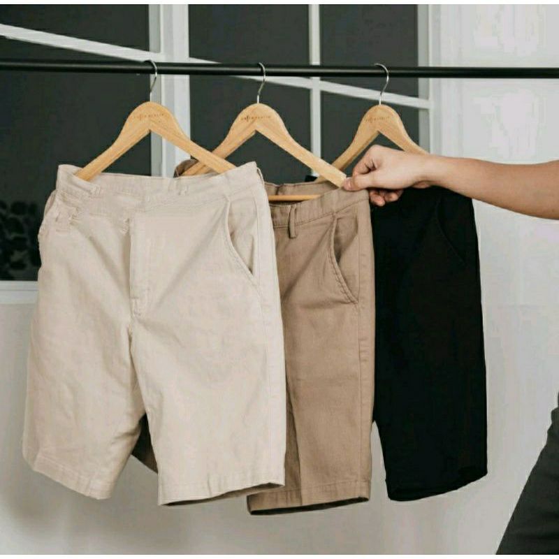 celana pendek pria chinos celana pria kain katun