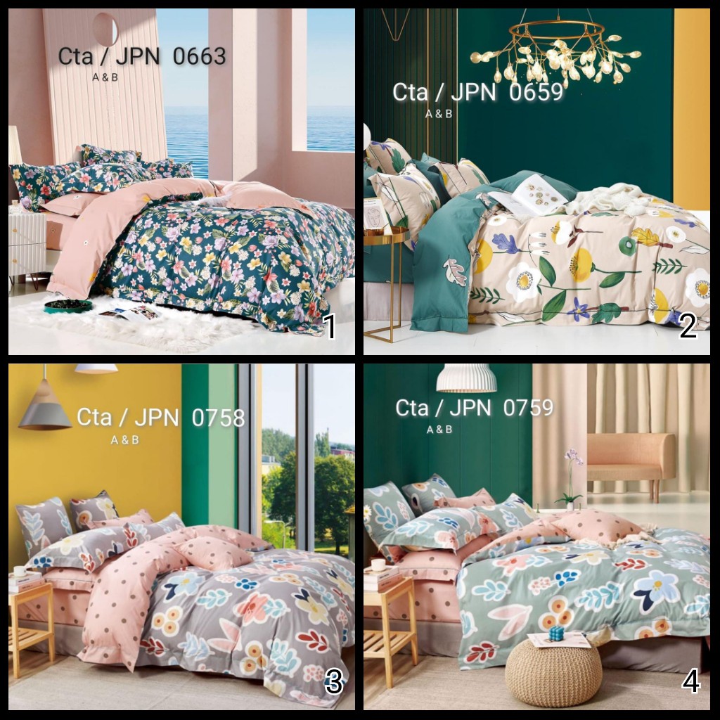 Bahan Kain Katun Jepang Meteran / Sprei dan Bedcover Kain Katun Jepang