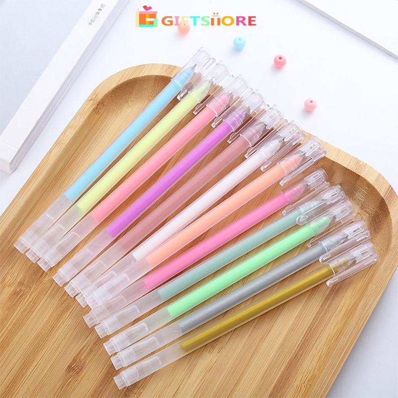 

✨COD Warna Pena Pulpen Gel Berkapasitas Besar Akun Tangan Tanda Siswa Sorotan Album Flash Pen