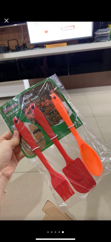 Kuas Spatula Sendok Soled Solet Silikon Setcp