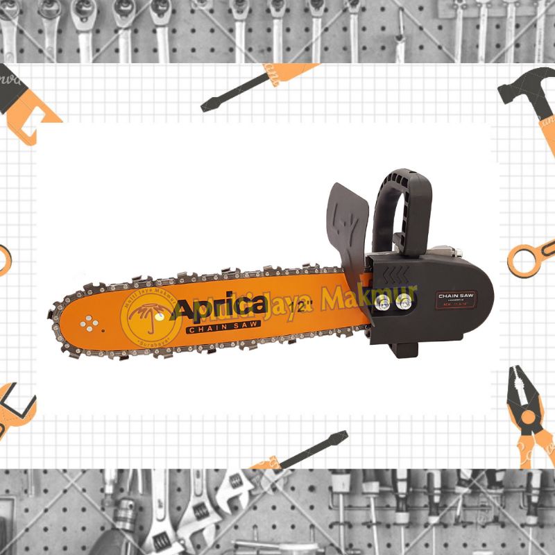 ADAPTOR MINI CHAINSAW MESIN GERINDA - DUDUKAN STAND CHAIN SAW 12 INCH