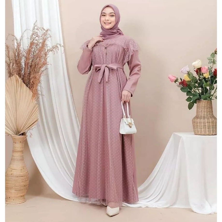 MIRA DRESS JUMBO BEST SELLER| DRESS MIX TILE PREMIUM S M L XL XXL XXXL 5L R_PROJECT