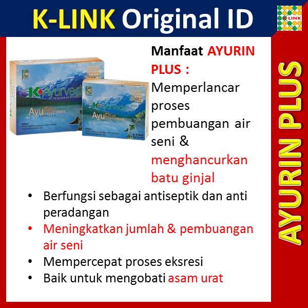 K Ayurin Ayu Rin Plus K Link Untuk Gangguan Ginjal Saluran Kemih Prostat