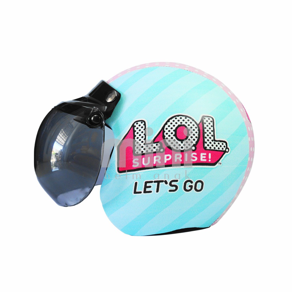 MINI SUPER BOGO Helm Anak Usia 3-7 th Karakter LOL SURPRISE