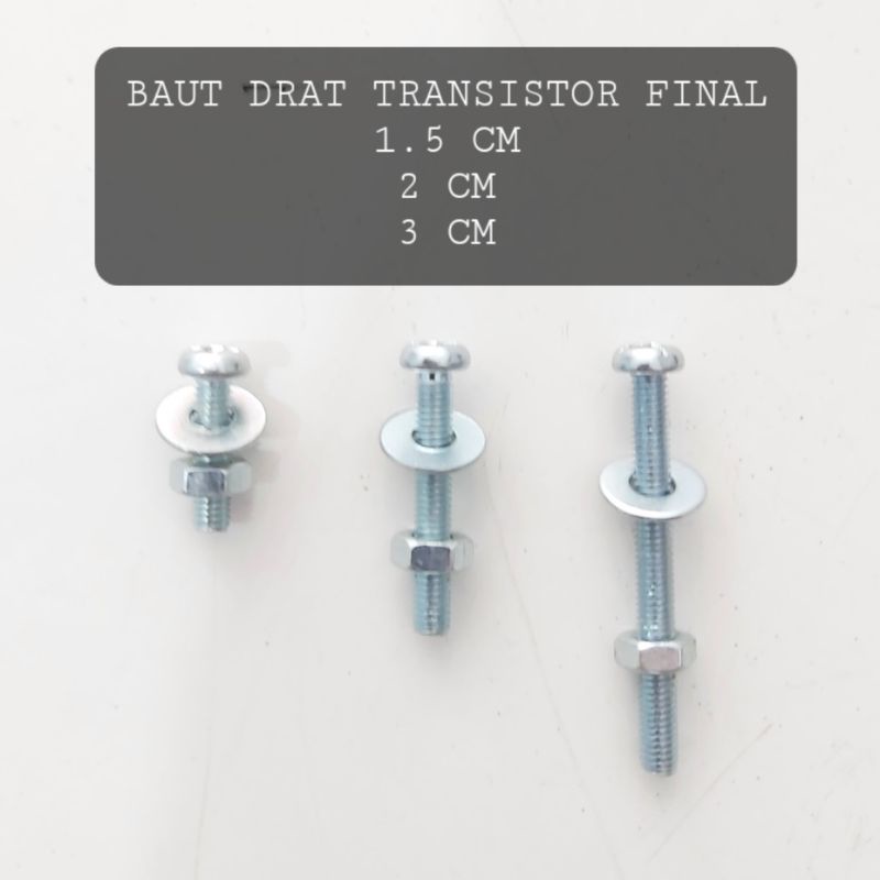 BAUT TRANSISTOR FINAL PLUS DRAT MUR RING SANKEN TOSHIBA