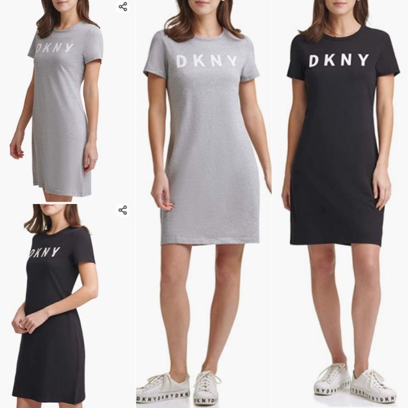 Dkny logo t-shirt dres