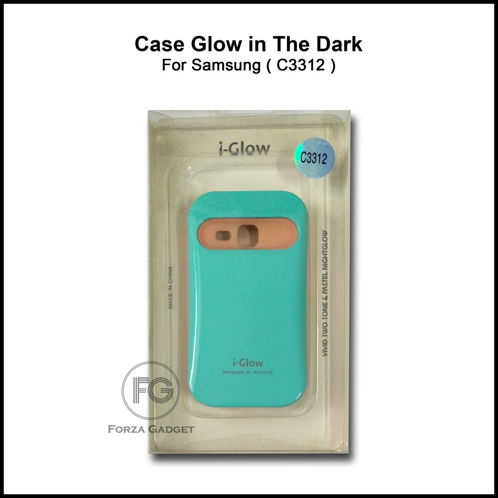 Case i-Glow for Samsung Champ Deluxe Duos C3312 (Glow in The Dark)