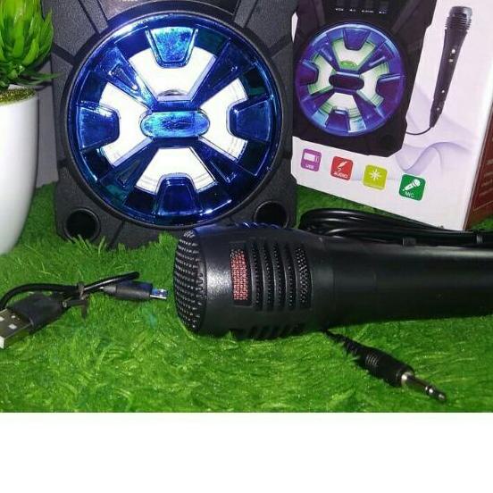 ☀ --speaker bluetooth bisa karaoke plus mic/xtm168/s288 ♪