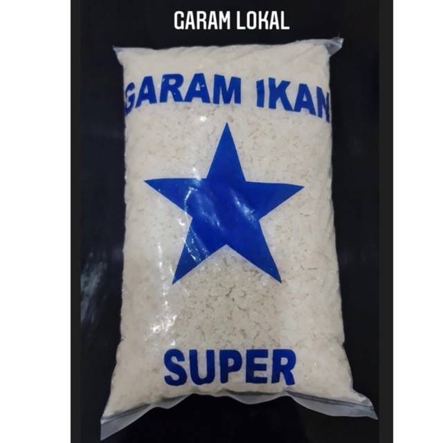 

Garam Kasar ikan lokal 1kg