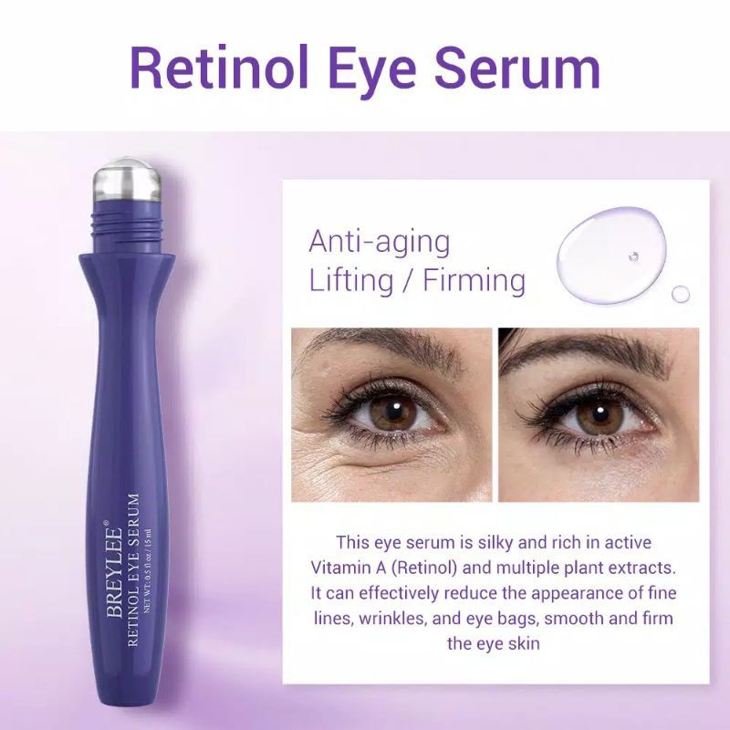 Breylee Vitamin c hyaluronic acid retinol eye serum | serum mata breylee BPOM