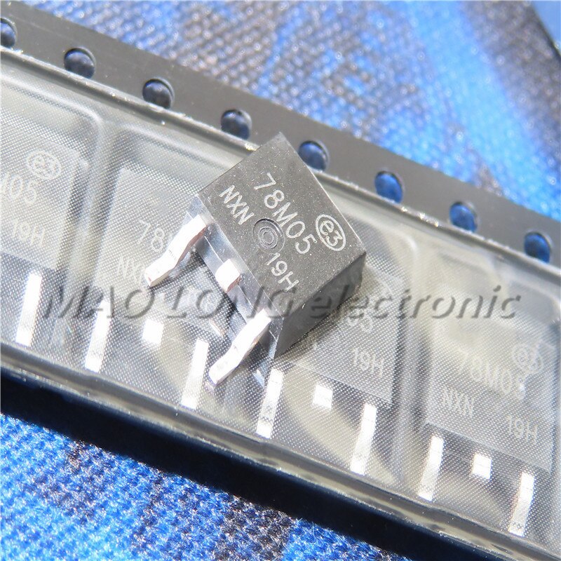 5pcs/lot 78M05 7805to252 SMD regulator Tiga terminal L78M05CDT 5V 0.5A In Stock Baru Original100% Berkualitas